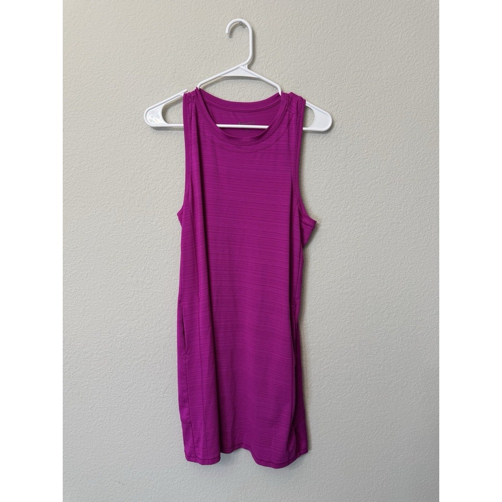 Athleta Pacifica Illume Dress Women's Size S Sleeveless Purple Fuchsia Stretch